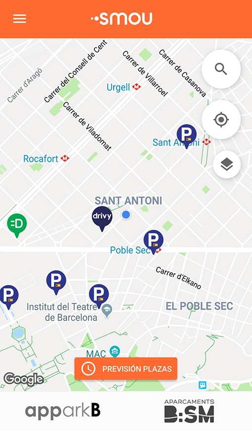 Mapa estático Mapa estático