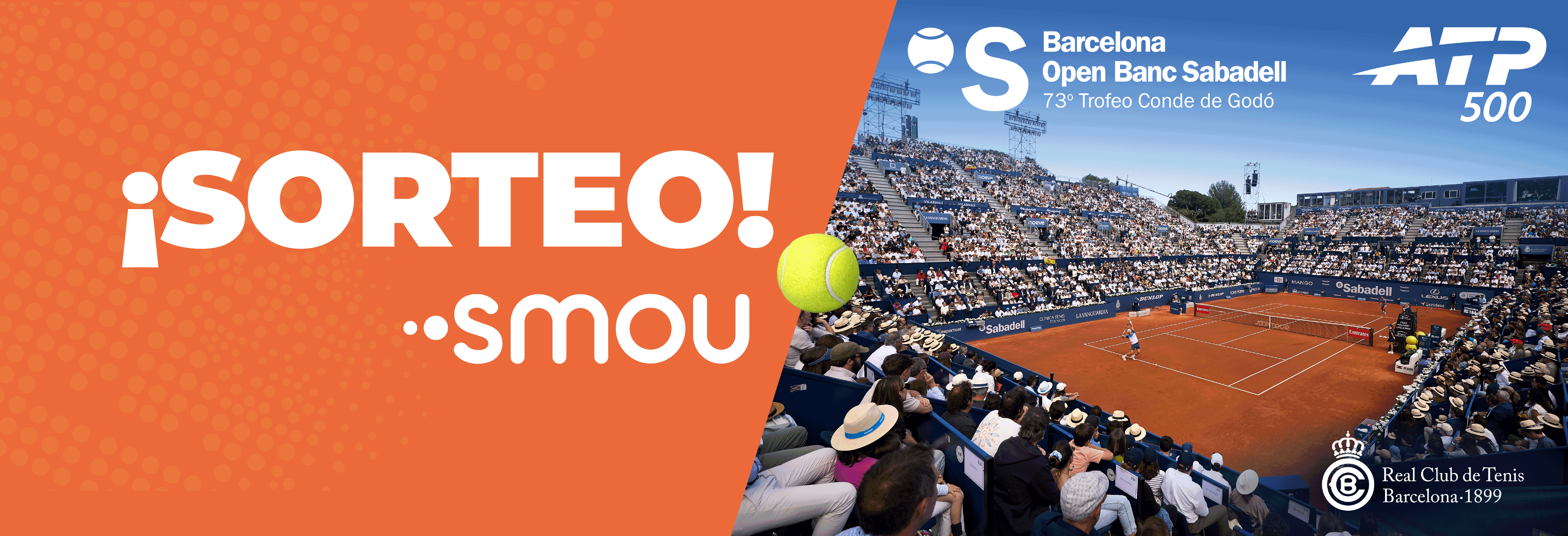 Sorteo entradas '73º Trofeo Conde de Godó'