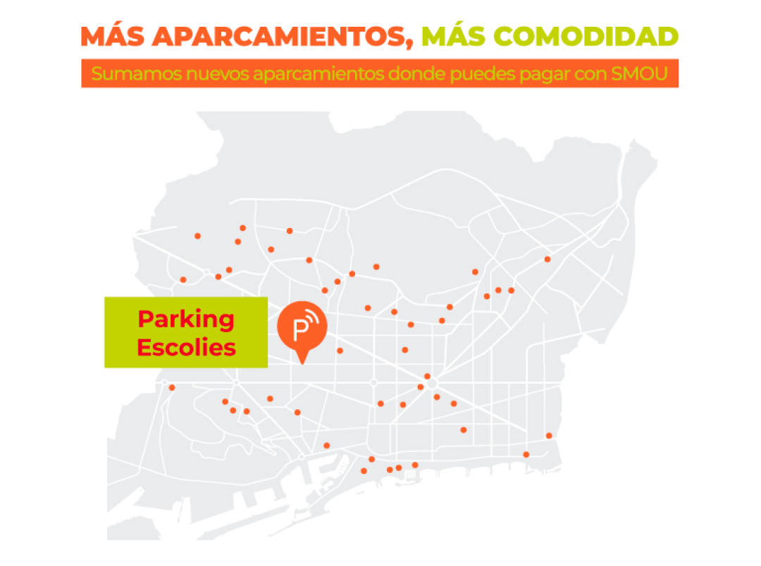 El Parking Escolies se une a SMOU