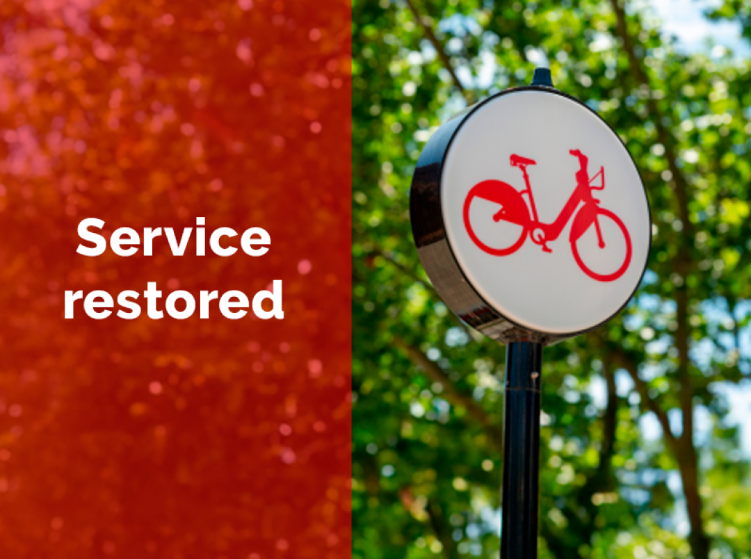 Bicing service returns to normal operation