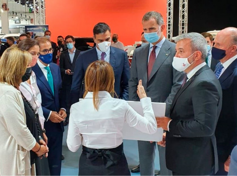 Smou present a la inauguració del Saló Automobile 2021