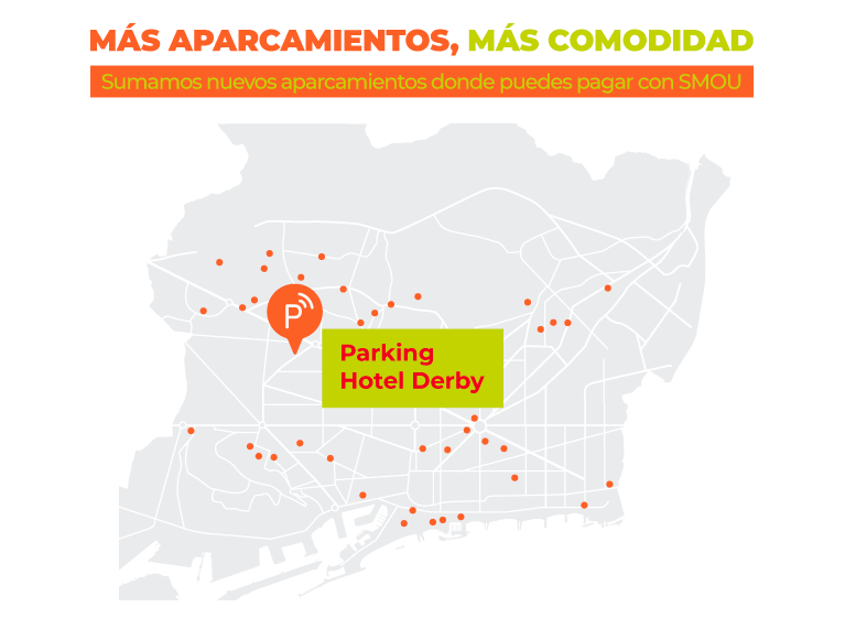 El parking del Hotel Derby se une a SMOU