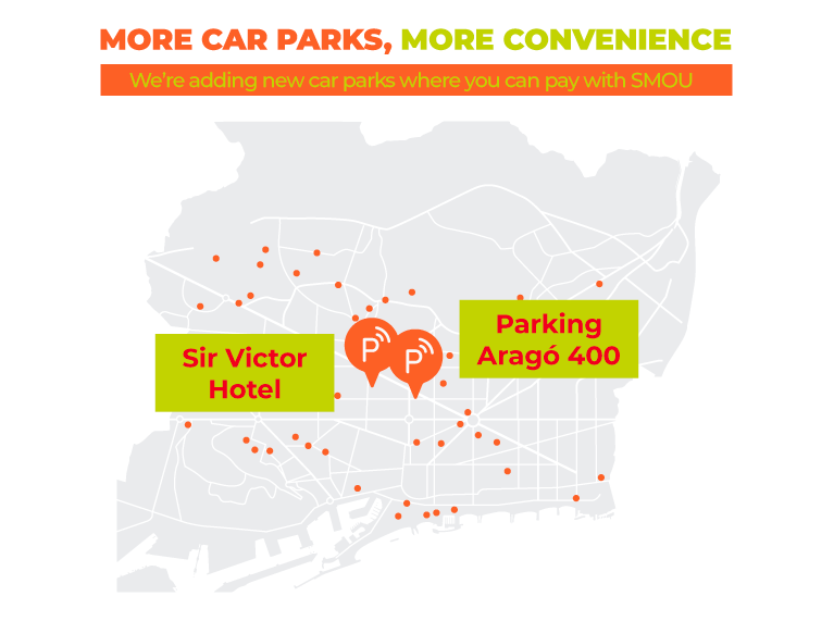 The Aragó 400 and Hotel Sir Victor car parks join SMOU