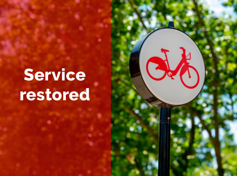 Bicing service returns to normal operation